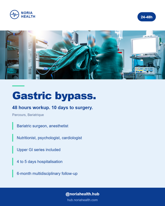 Bariatric Surgery, Gastric Bypass – Noria Hub Brussels