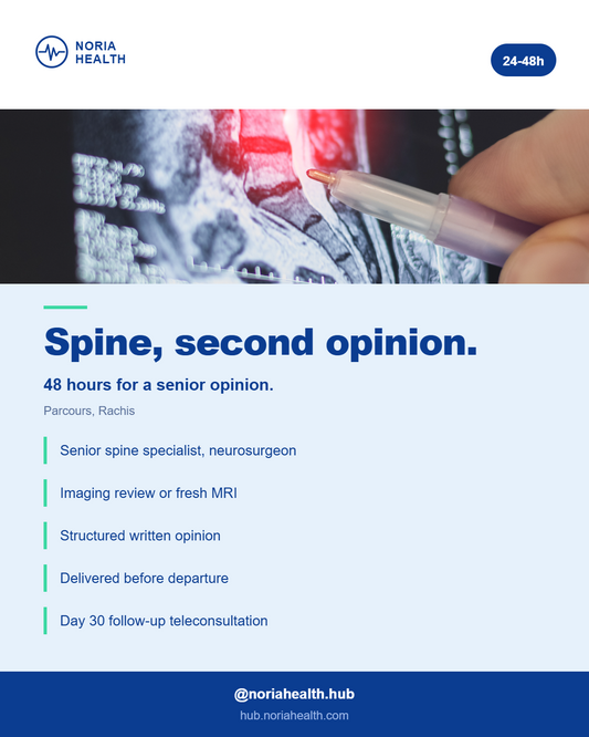 Spine Second Opinion – Noria Hub Brussels