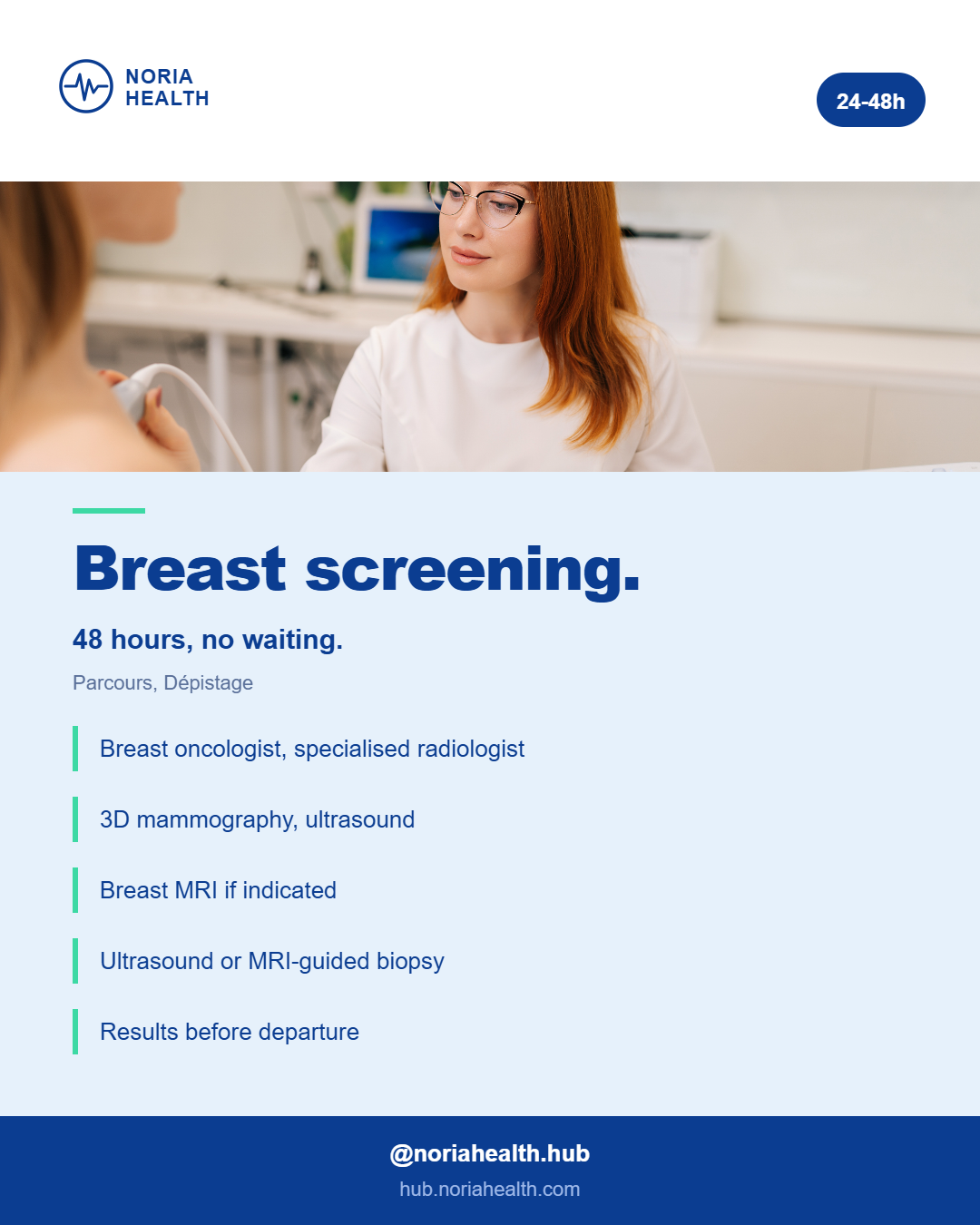 Breast Cancer Screening – Noria Hub Brussels